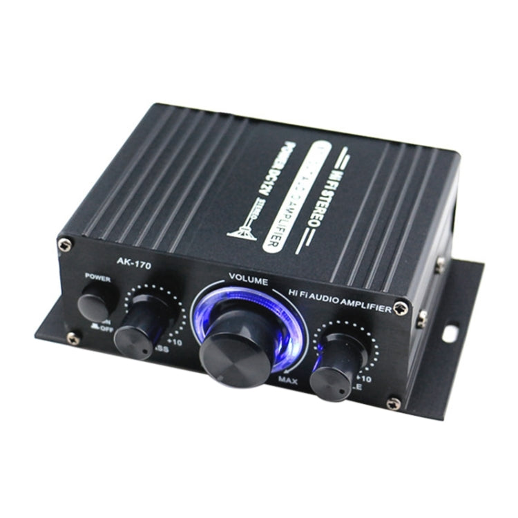 AK170 Car Mini HIFI Amplifier Audio DC 12V - Car Amplifiers by buy2fix | Online Shopping UK | buy2fix