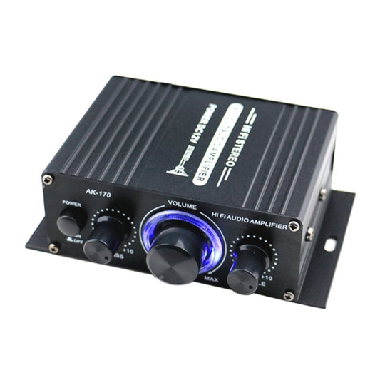 AK170 Car Mini HIFI Amplifier Audio DC 12V - Car Amplifiers by buy2fix | Online Shopping UK | buy2fix