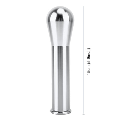 Universal Car Iron Pillar Gear Head Gear Shift Knob (Silver) by buy2fix