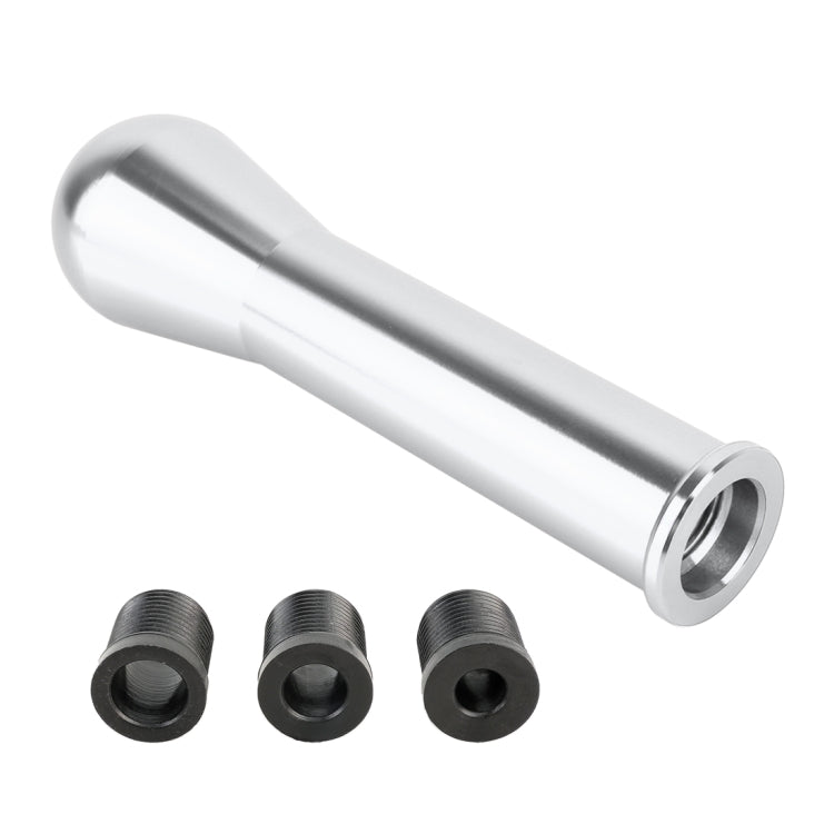 Universal Car Iron Pillar Gear Head Gear Shift Knob (Silver) by buy2fix