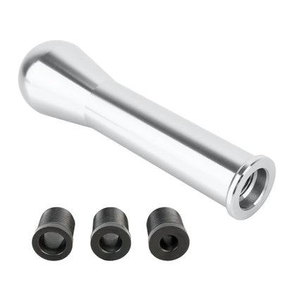 Universal Car Iron Pillar Gear Head Gear Shift Knob (Silver) by buy2fix