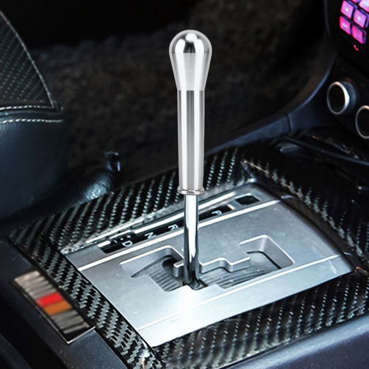Universal Car Iron Pillar Gear Head Gear Shift Knob (Silver) by buy2fix