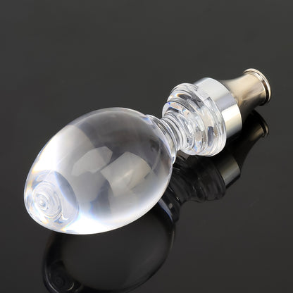 Universal Car Egg Shaped Crystal Gear Head Gear Shift Knob with Light by buy2fix