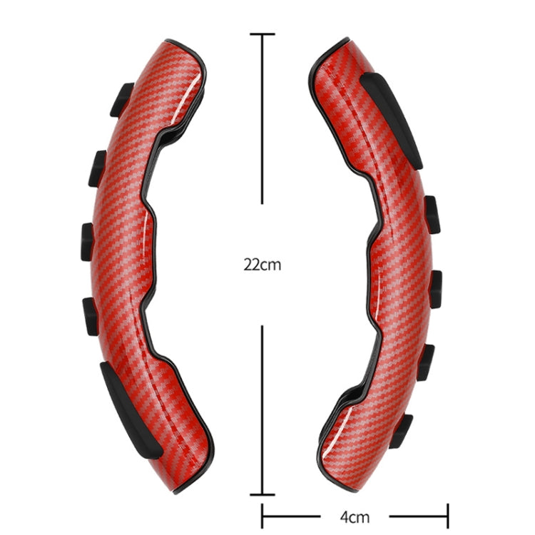 Car Universal Steering Wheel Spinner Knob Auxiliary Booster Aid Control Handle (Red) by buy2fix