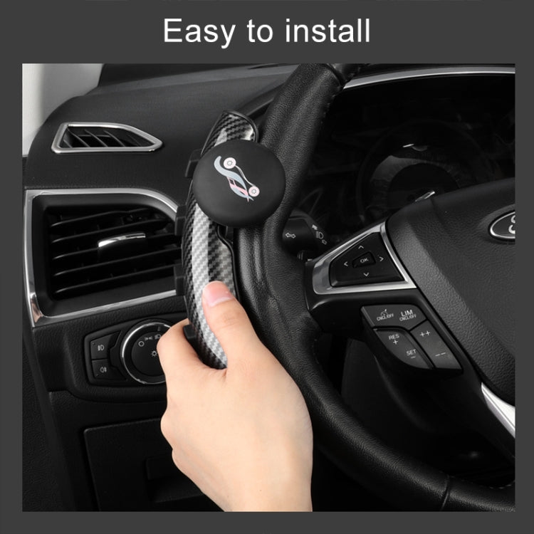 Car Universal Steering Wheel Spinner Knob Auxiliary Booster Aid Control Handle (Red) by buy2fix