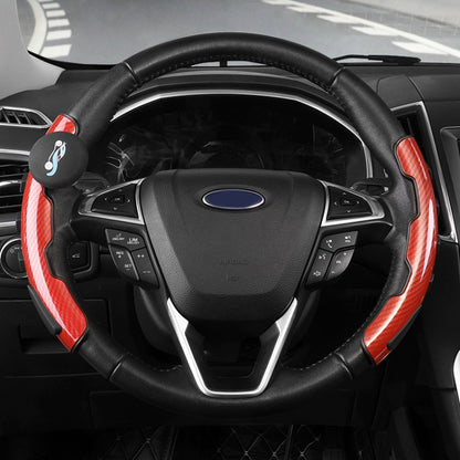 Car Universal Steering Wheel Spinner Knob Auxiliary Booster Aid Control Handle (Red) by buy2fix