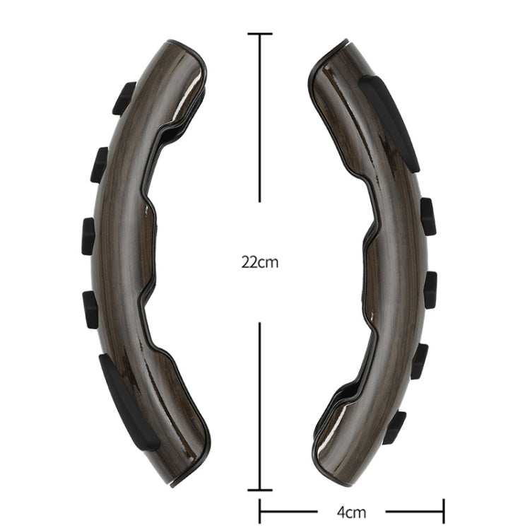 Car Universal Steering Wheel Spinner Knob Auxiliary Booster Aid Control Handle (Brown) by buy2fix