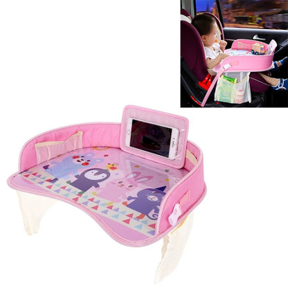 Children Waterproof Dining Table Toy Organizer Baby Safety Tray Tourist Painting Holder with Touch Screen Transparent Bag (Hand in Hand) by buy2fix