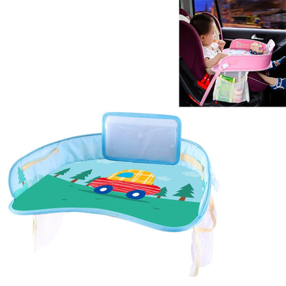 Children Waterproof Dining Table Toy Organizer Baby Safety Tray Tourist Painting Holder with Touch Screen Transparent Bag (Taix) by buy2fix