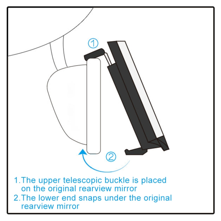 Car Truck Interior Rear View MirrorAnti Glare Dazzling Goggle, Size: 30*7.5*3.5cm by buy2fix