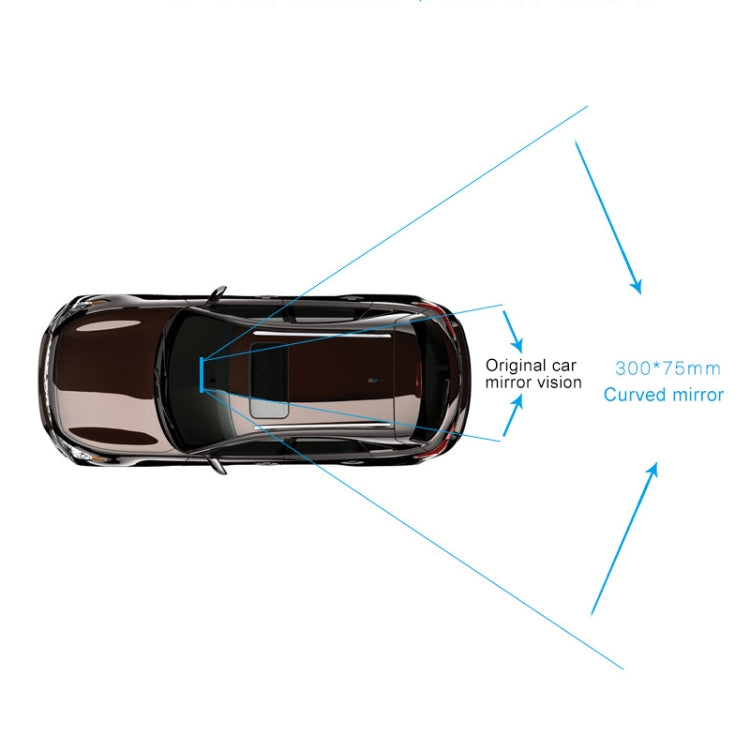 Car Truck Interior Rear View MirrorAnti Glare Dazzling Goggle, Size: 30*7.5*3.5cm by buy2fix