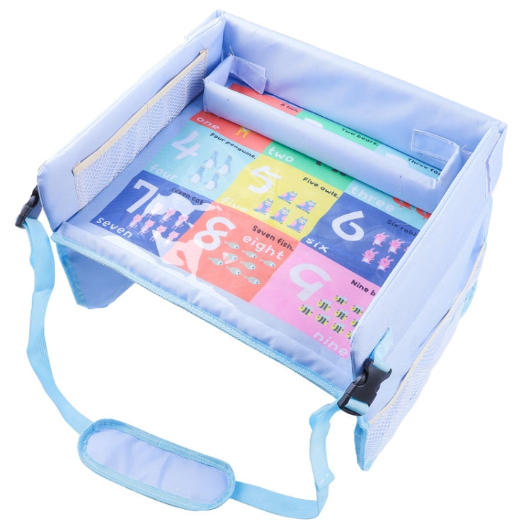 Children Waterproof Dining Table Toy Organizer Baby Safety Tray Tourist Painting Holder (Animal) by buy2fix