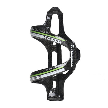 TOSEEK Gloss  Full Carbon Fiber Road Bicycle Water Bottle Holder(Green) - Holders by TOSEEK | Online Shopping UK | buy2fix