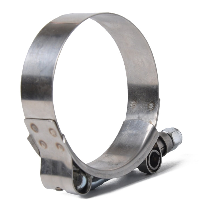 4 PCS Stainless Steel T-Bolt Hose Clamps Pipe Clip Fuel Line Clip, Size: 67-75mm by buy2fix