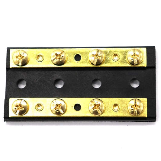 8 Way 4P Power Distribution Dual Bus Bar 8-bit Distribution Box for Car / RV / Boat - Booster Cable & Clip by buy2fix | Online Shopping UK | buy2fix