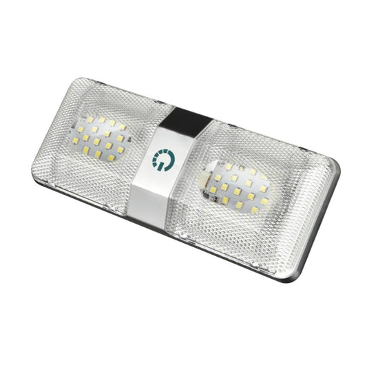 D4376D DC11-18V 6W 6000-6500K IP50 48LEDs SMD-5050 Marine RV Dimmable LED Dome Light Ceiling Lamp, with Touch Control - Marine Accessories & Parts by buy2fix | Online Shopping UK | buy2fix