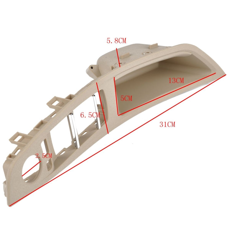 Door Left Front Handle Window Switch Panel 51417225875 for BMW 5 Series(Beige) - Door Handles by buy2fix | Online Shopping UK | buy2fix