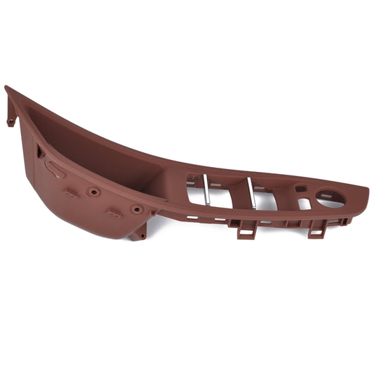 Door Left Front Handle Window Switch Panel 51417225875 for BMW 5 Series(Brown) - Door Handles by buy2fix | Online Shopping UK | buy2fix