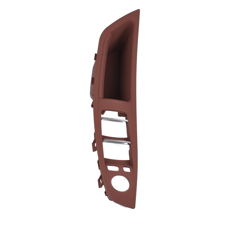 Door Left Front Handle Window Switch Panel 51417225875 for BMW 5 Series(Brown) - Door Handles by buy2fix | Online Shopping UK | buy2fix