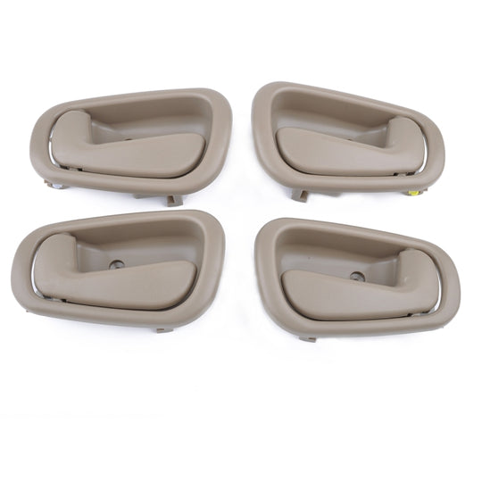 Poignées de porte intérieures de voiture, 4 pièces, pour Toyota Corolla 1998 – 2002 (Beige)