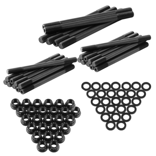 Kit de goujons de culasse de voiture pour Dodge Cummins 24v Diesel 5,9l et 6,7l (1998-2018) (noir)
