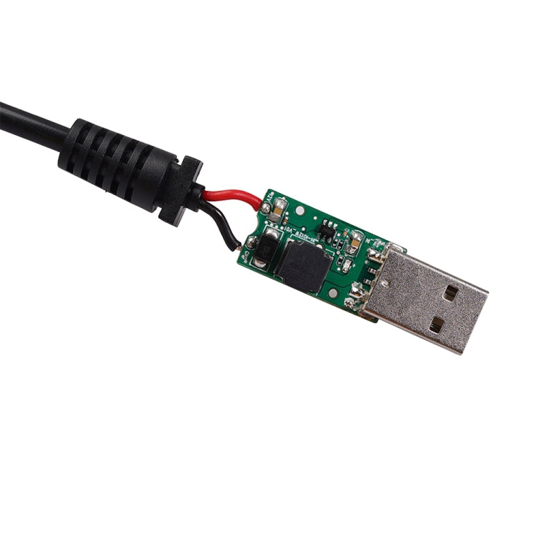 Car Converter USB Port to Car Cigarette Lighter Socket Female 5V to 12V Boost Power Adapter Cable (Black) by buy2fix