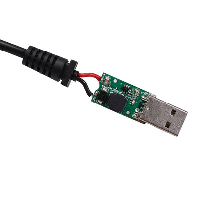 Car Converter USB Port to Car Cigarette Lighter Socket Female 5V to 12V Boost Power Adapter Cable (Black) by buy2fix