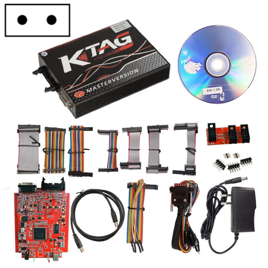 KTAG V7.020 outil de programmation ECU de carte PCB rouge jeton illimité, prise ue