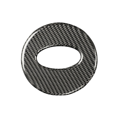 Car Carbon Fiber Steering Wheel Decorative Sticker for Subaru Forester 2016-2018, Left and Right Drive Universal (Black) by buy2fix