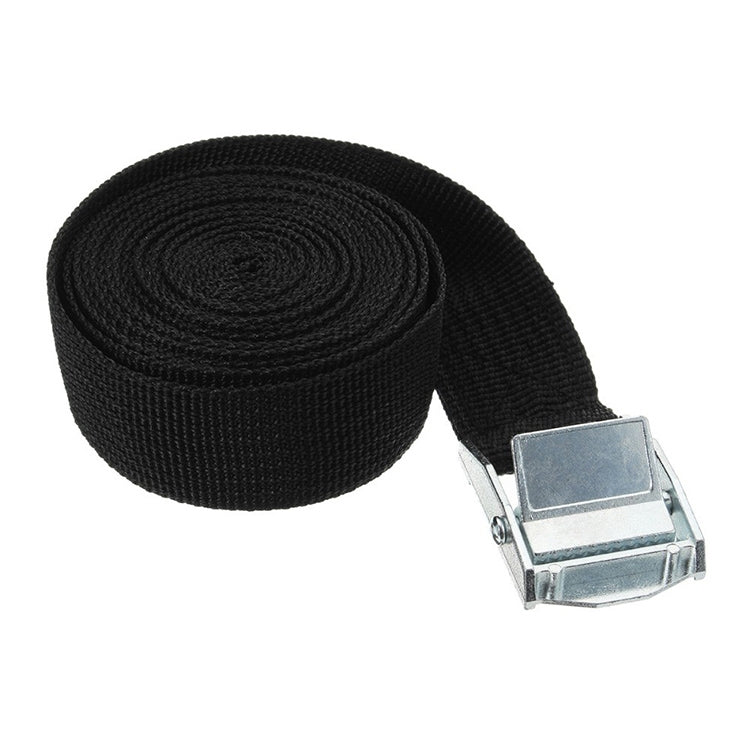 Car Tension Rope Luggage Strap Belt Auto Car Boat Fixed Strap with Alloy Buckle,Random Color Delivery, Size: 25mm x 1m by buy2fix