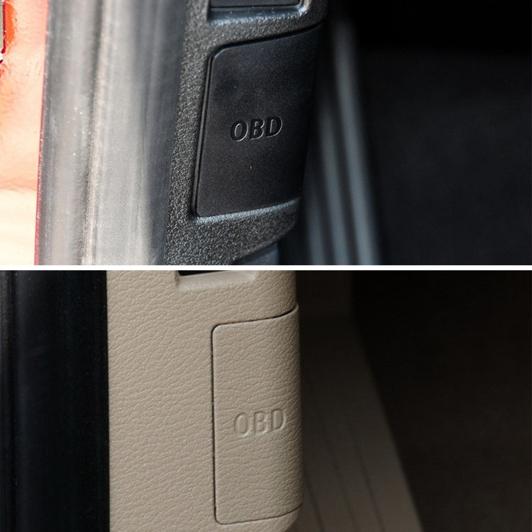 Car Diagnostic Plug Cover OBD Panel Decorative Cover 51437147538 for BMW E84 2009-2015(Black) by buy2fix