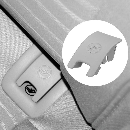 Car Rear Children Seat Isofix Cover for Audi A4 2009-2016 (Grey) by buy2fix