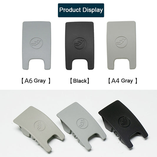 Car Rear Children Seat Isofix Cover for Audi A4 2009-2016 (Grey) by buy2fix