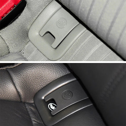 Car Rear Children Seat Isofix Cover for Audi A4 2009-2016 (Black) - Seat Accessories by buy2fix | Online Shopping UK | buy2fix
