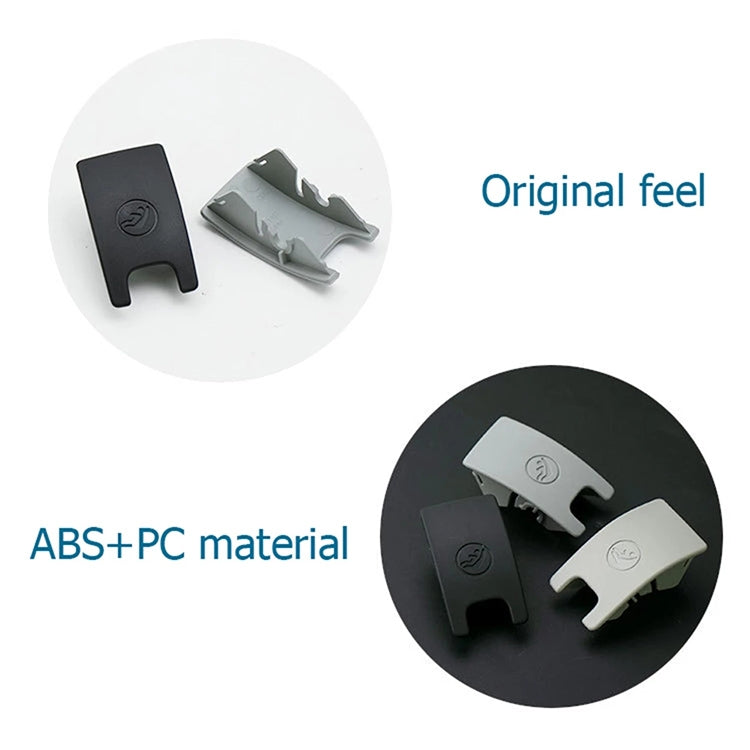 Car Rear Children Seat Isofix Cover for Audi A6 2013-2018(Grey) by buy2fix