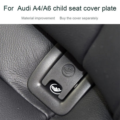 Car Rear Children Seat Isofix Cover for Audi A6 2013-2018(Grey) by buy2fix