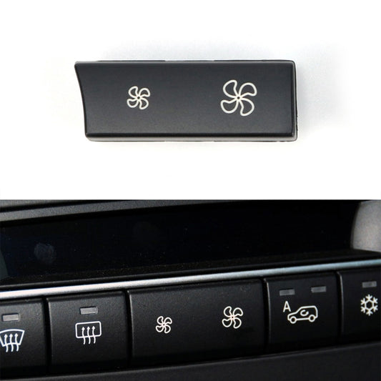 Car Wind Power Switch Air Conditioning Air Volume Button for BMW 5 Series 2011-2017 / 7 Series 2009-2015, Left Middle Configuration - Car Switches by buy2fix | Online Shopping UK | buy2fix