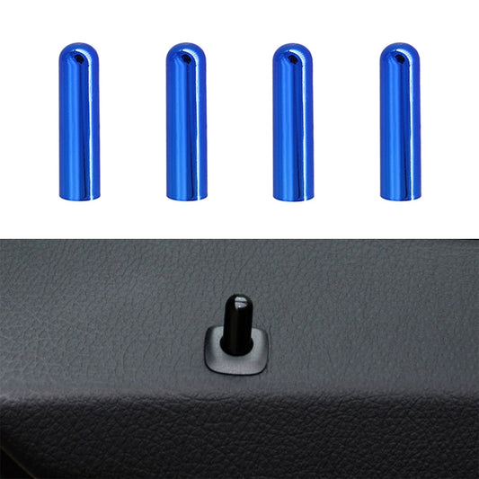 4 PCS Car Unlock Cover Door Bolt Door Handle for BMW X1 / X6(Blue) - Car Switches by buy2fix | Online Shopping UK | buy2fix