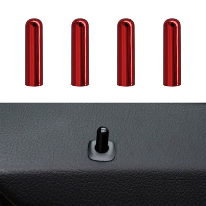 4 PCS Car Unlock Cover Door Bolt Door Handle for BMW X1 / X6(Red) - Car Switches by buy2fix | Online Shopping UK | buy2fix