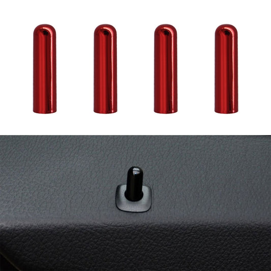 4 PCS Car Unlock Cover Door Bolt Door Handle for BMW X1 / X6(Red) - Car Switches by buy2fix | Online Shopping UK | buy2fix