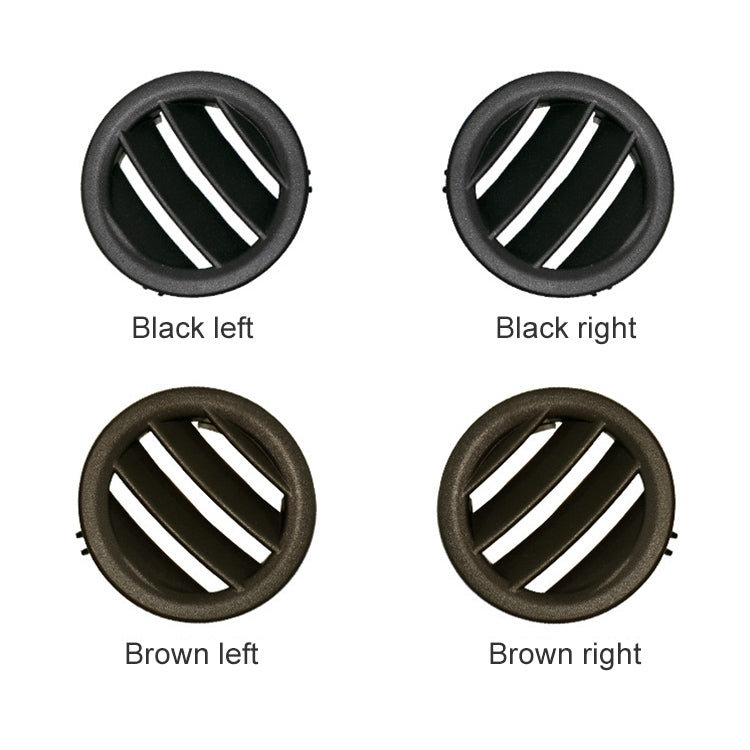 Car Right Side Dashboard Small Air Outlet Circular Air-conditioning Outlet for Mercedes-Benz C Class W204 (Brown) - Air Conditioning System by buy2fix | Online Shopping UK | buy2fix