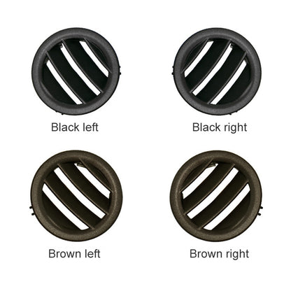 Car Right Side Dashboard Small Air Outlet Circular Air-conditioning Outlet for Mercedes-Benz C Class W204 (Brown) - Air Conditioning System by buy2fix | Online Shopping UK | buy2fix