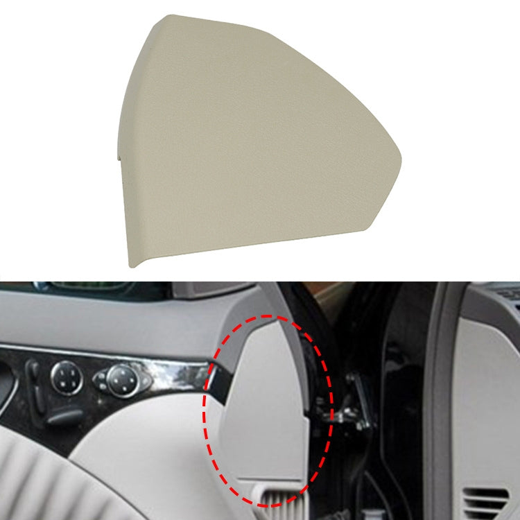Car Right Side Front Door Trim Panel Plastic Cover 2117270148  for Mercedes-Benz E Class W211 2003-2008 (Light Yellow) - Door Handles by buy2fix | Online Shopping UK | buy2fix