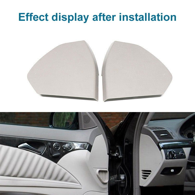 Car Right Side Front Door Trim Panel Plastic Cover 2117270148  for Mercedes-Benz E Class W211 2003-2008 (Light Yellow) - Door Handles by buy2fix | Online Shopping UK | buy2fix