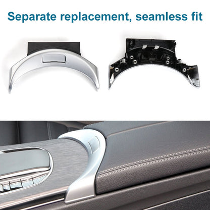 Car Armrest Box Switch Decorative Cover Armrest Button Frame for Mercedes-Benz W205 / W253 by buy2fix