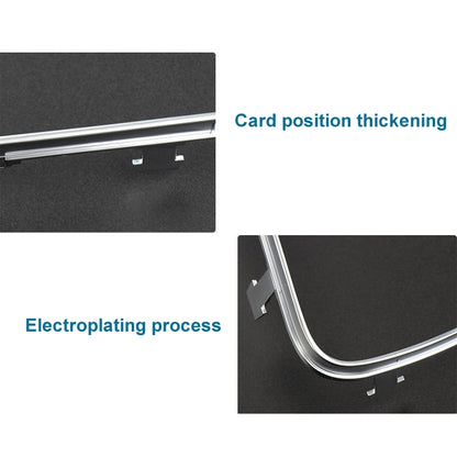 2056830900 Car Cup Holder Electroplating Trim Decorative Frame for Mercedes-Benz C Class W205 by buy2fix