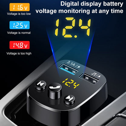 362 Car Multi-functional Smart MP3 Player Bluetooth Hands-free Receiver -  by buy2fix | Online Shopping UK | buy2fix