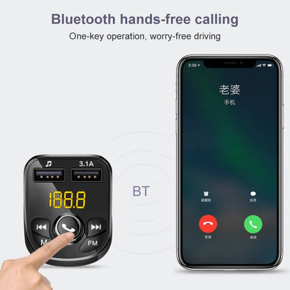 384 Car Multi-functional Smart MP3 Player Bluetooth Hands-free Receiver - Bluetooth Car Kits by buy2fix | Online Shopping UK | buy2fix