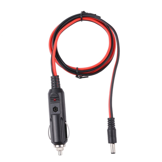 12V/24V 5.5x2.1mm DC Power Supply Adapter Plug Coiled Cable Car Charger, Length: 1m - Cigar Socket by buy2fix | Online Shopping UK | buy2fix