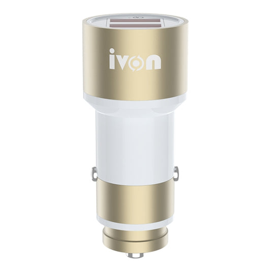 IVON CC33 36W 6A Dual QC 3.0 USB Full Metal Car Charger - Car Charger by IVON | Online Shopping UK | buy2fix